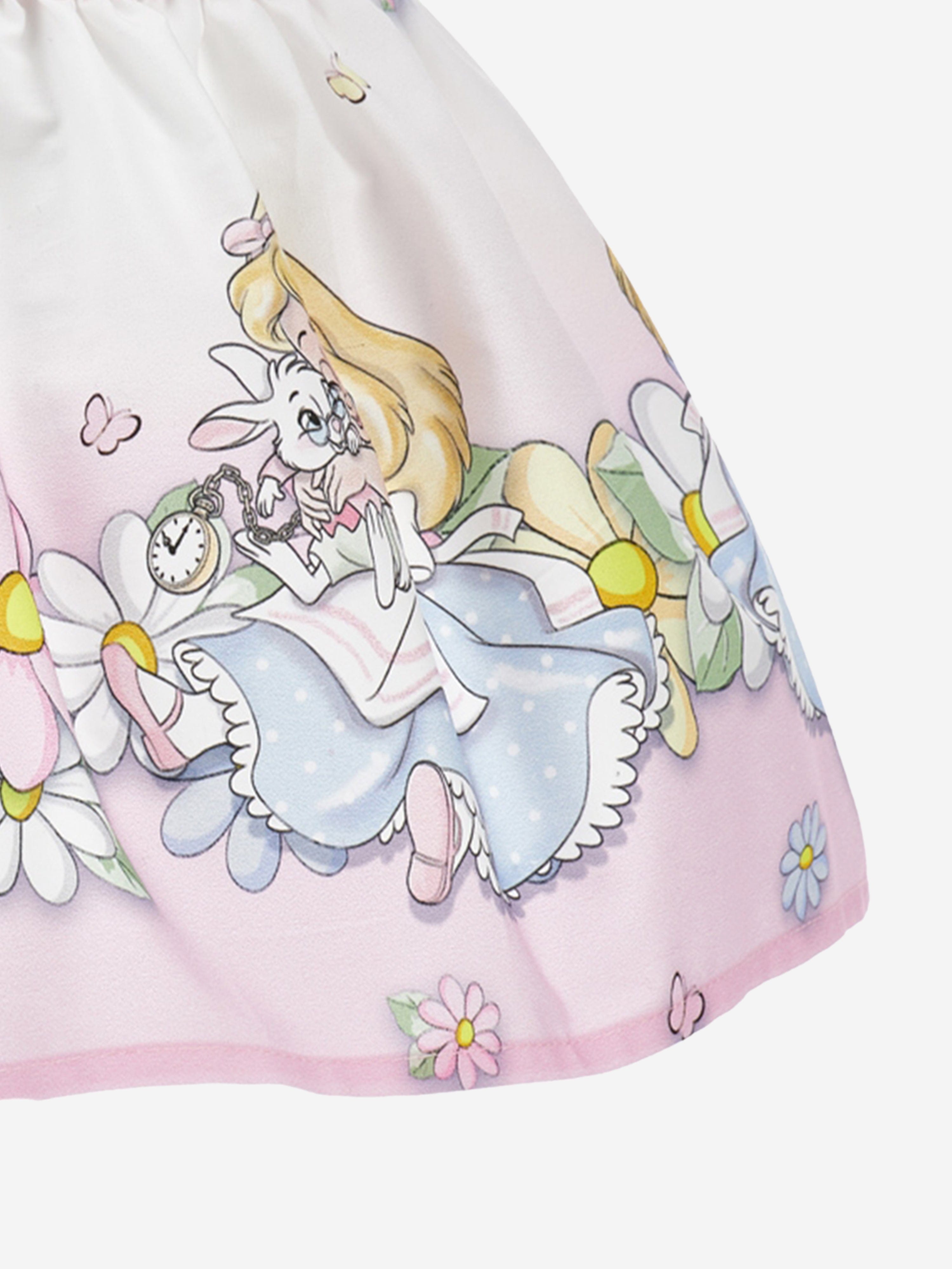 Pink Alice Daisy Baby Girls Skirt - Cute Floral Toddler Dress for Spring & Summer Outfits, Photo Shoots & Special Occasions