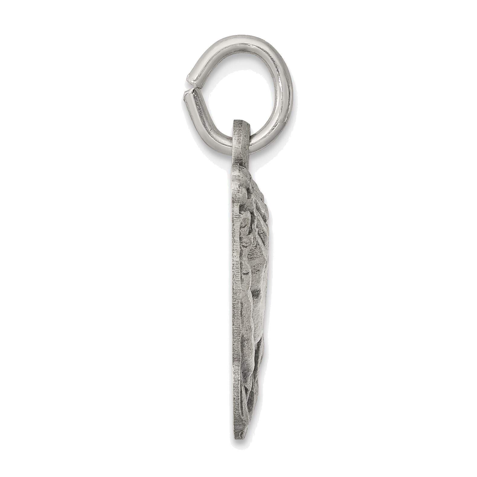 Bonyak Sterling Silver Praying Hands Charm - Vintage Religious Jewelry for Women - Perfect for Gifts, Prayer, and Faith-Based Occasions