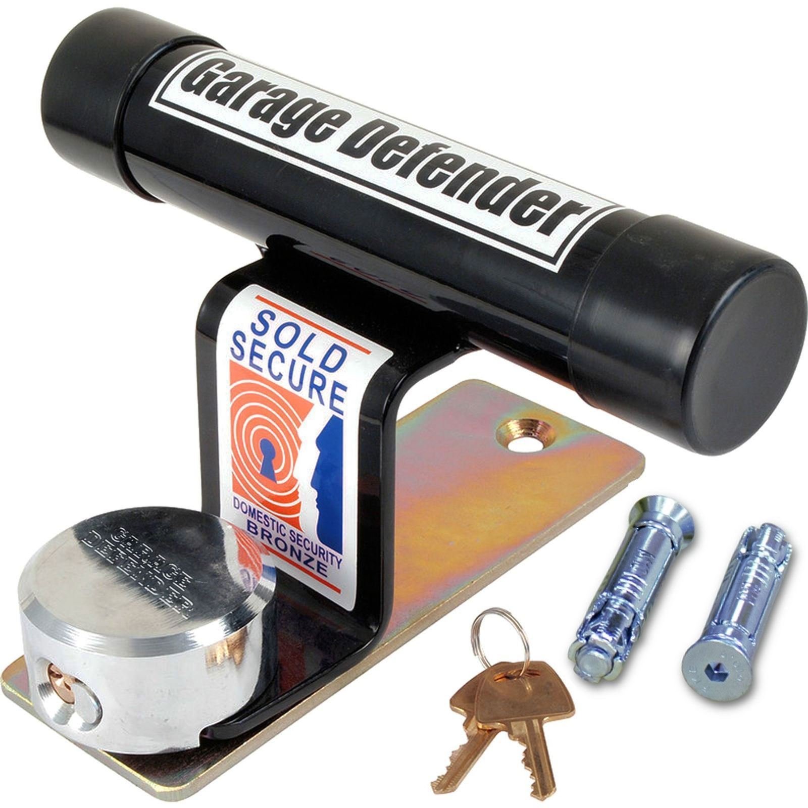 PJB Garage Defender Master With Lock - Heavy Duty Garage Door Lock for Enhanced Security | Ideal for Home, Business & Storage Unit Protection
