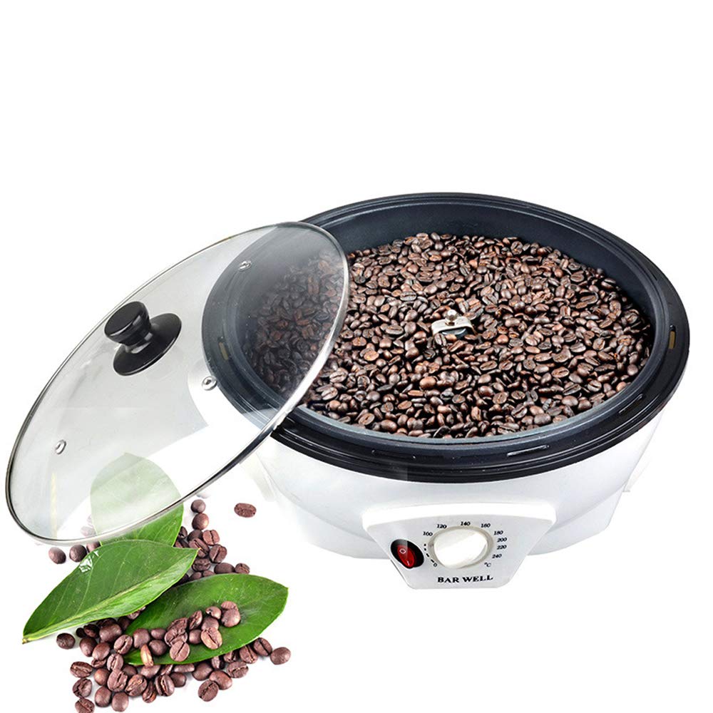 Premium Home Coffee Bean Roaster - Compact Popcorn & Nut Roasting Machine for Raw Beans, Soy, Dried Fruits & Peanuts | Perfect for Coffee Shops, Home Brewing & Healthy Snacks