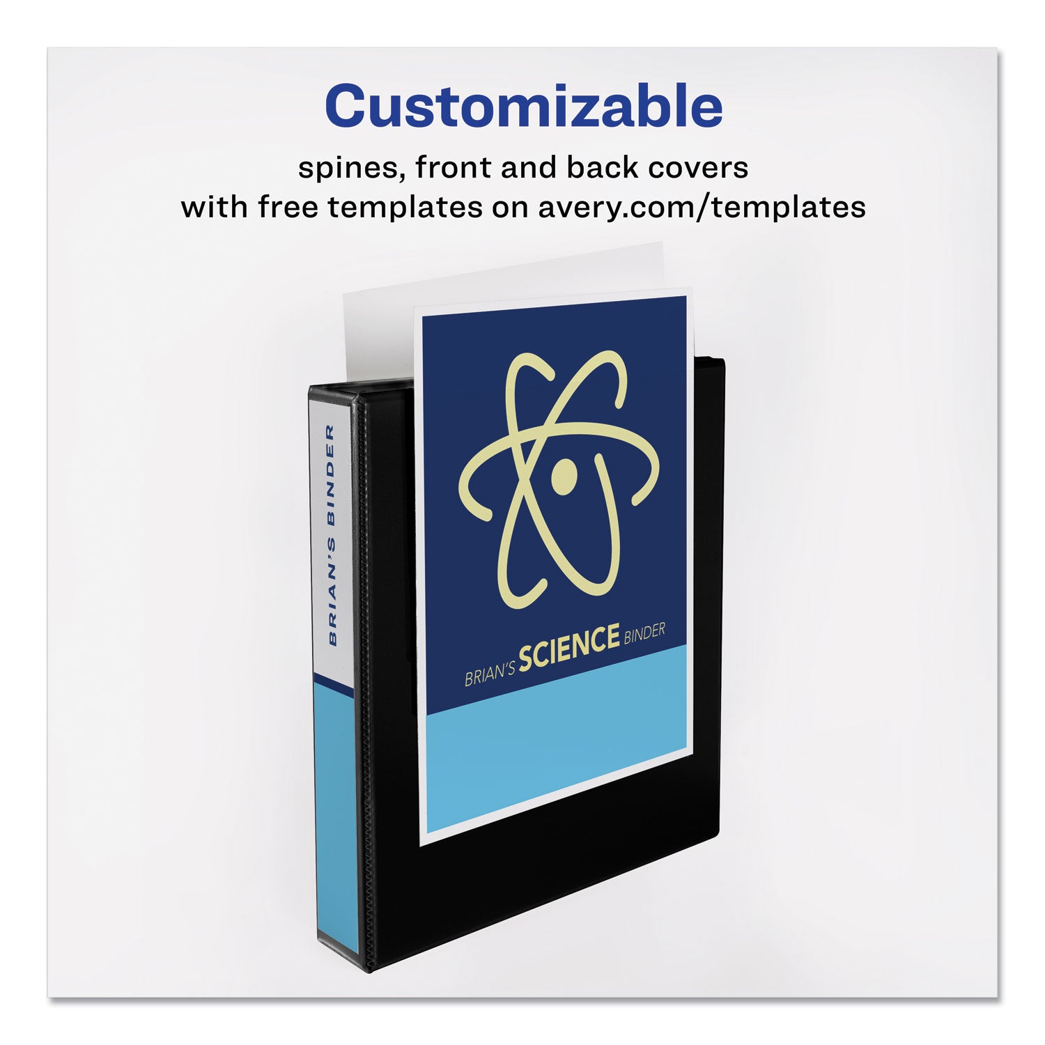 Avery® 3-Ring Durable View Binder with DuraHinge™ & EZD Rings - 1.5
