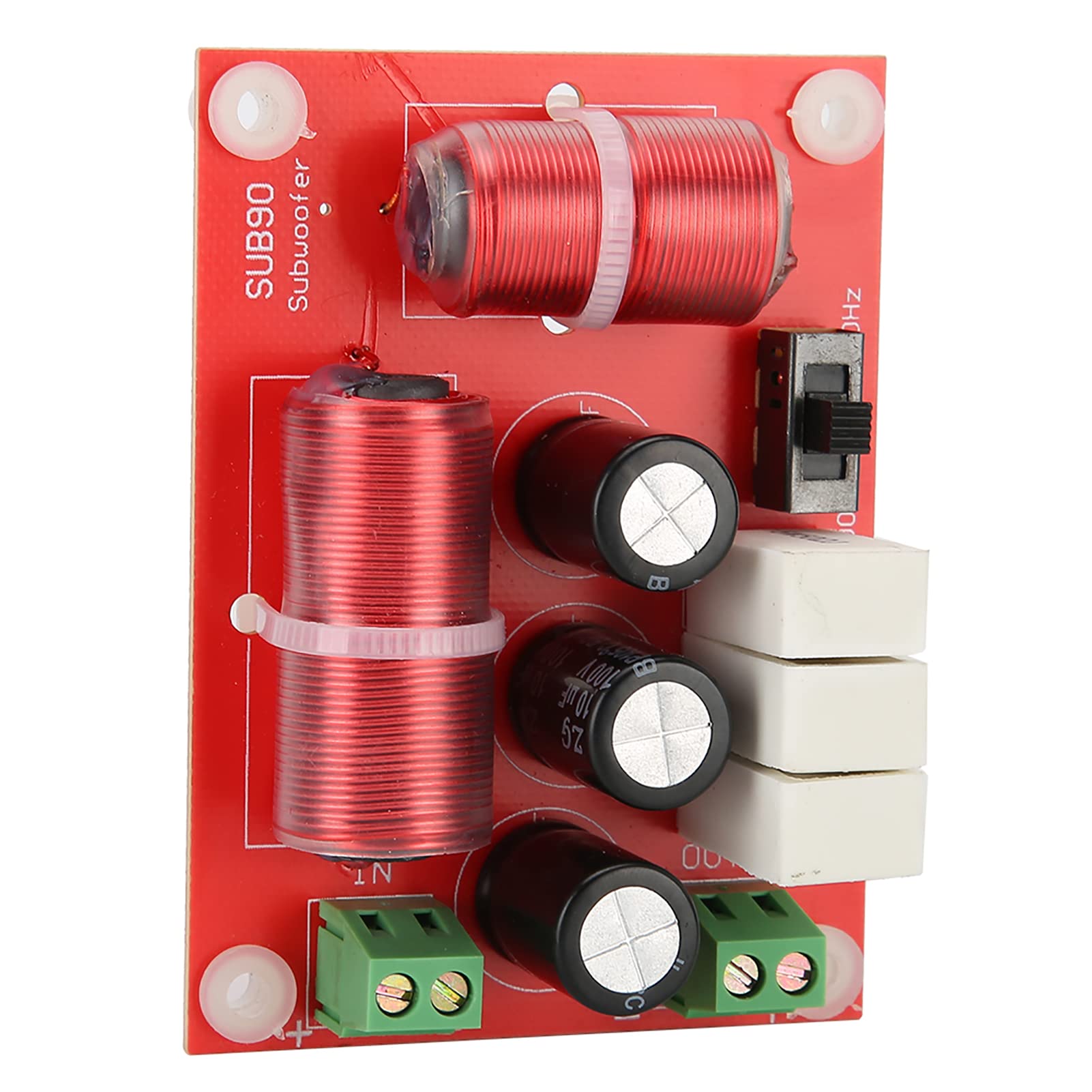 3-Way Passive Audio Crossover Filter for 4-8 Inch Speakers - 120W Bass Frequency Divider & Distributor - Professional Home Theater & Car Audio System Upgrade