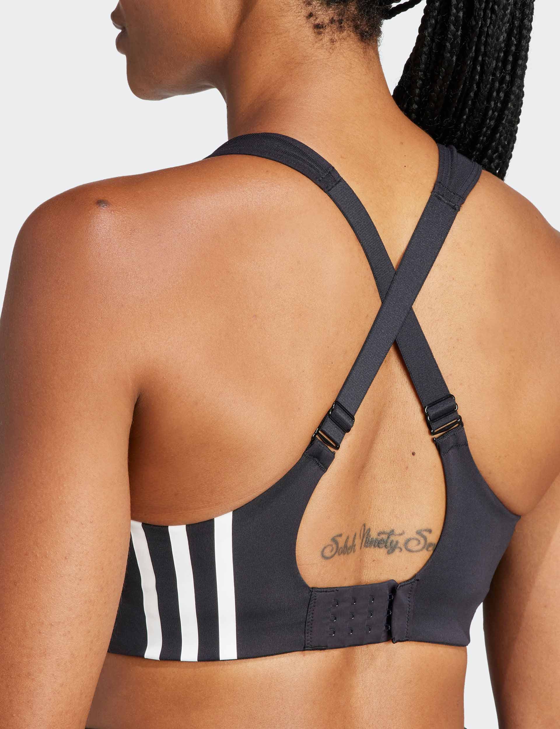 TLRD Impact Training High Support Sports Bra for Women - Black | High-Intensity Workout, Running, Gym & Yoga | Breathable & Comfortable Activewear