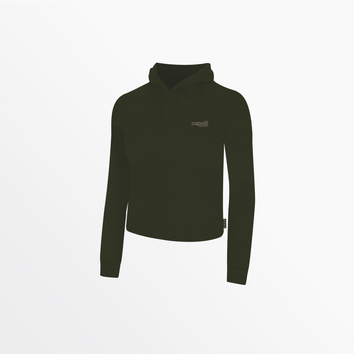 Women's Sherpa Cropped Pullover Hoodie - Soft Fleece Winter Sweatshirt for Casual Wear & Outdoor Activities