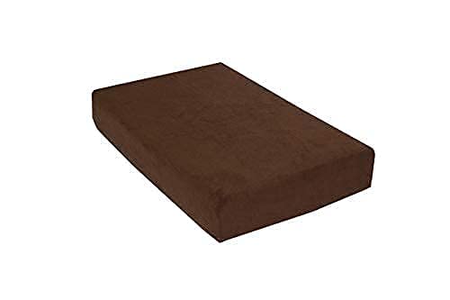 Premium Orthopedic Dog Bed for Large Dogs - Gel Memory Foam Support - Chocolate Brown - Ideal for Senior Pets & Joint Pain Relief - Perfect for Living Room, Bedroom or Crate Use