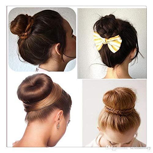BIRDWARE Hair Rubber Bands for Women and Girls - Stretchable Elastic Cotton Hair Ties with Hair Bows - Perfect for Ponytails, Braids, and Everyday Hairstyles