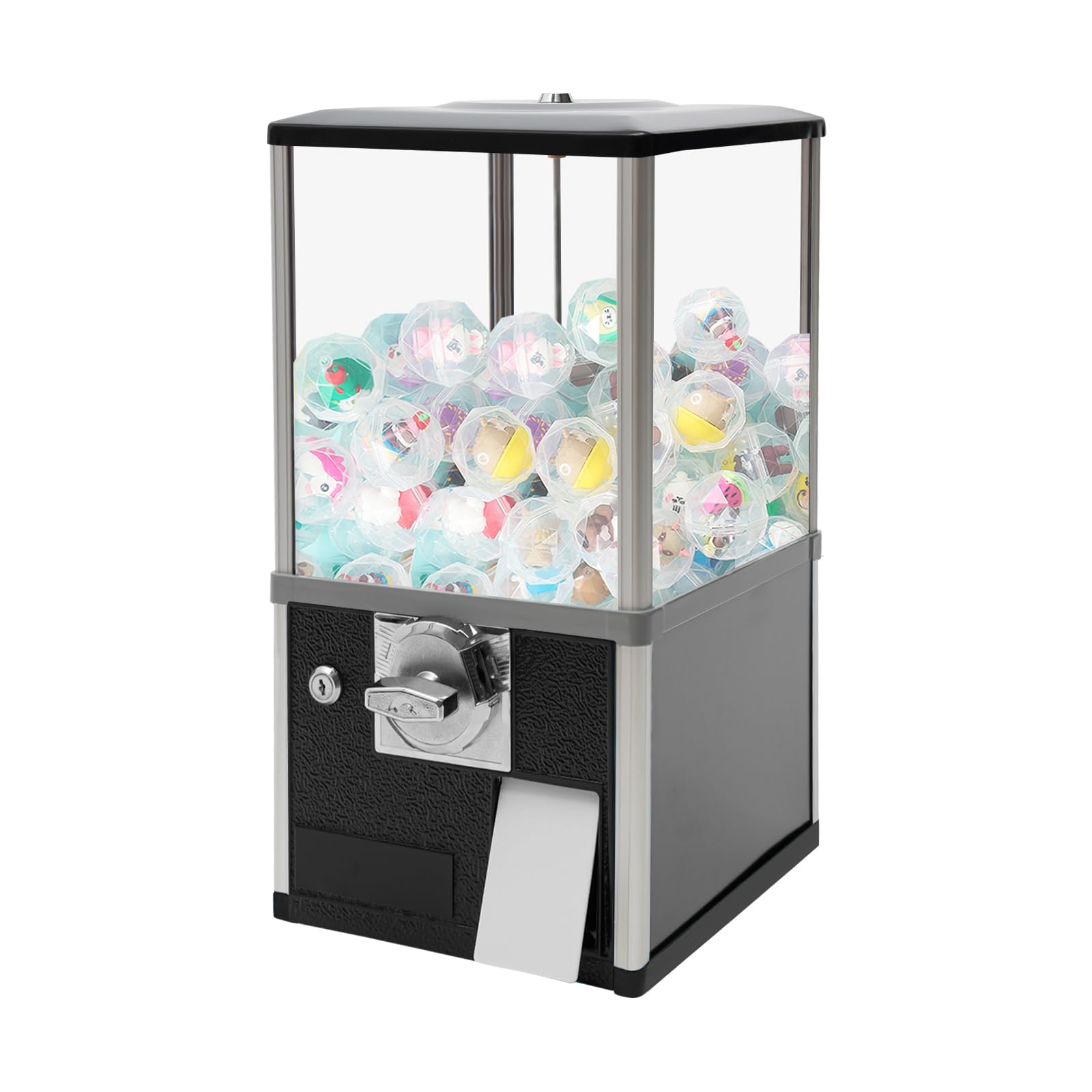 Commercial Candy & Toy Vending Machine - Large Capacity Gumball Dispenser with Durable Design for Retail Stores, Arcades & Birthday Parties - Perfect for Kids, Bouncy Balls & Capsule Toys