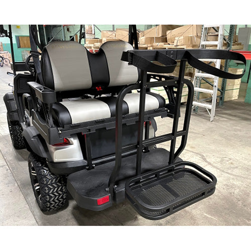 48V Electric Golf Cart 4 Seater - Lifted Renegade+ Edition Utility UTV | Compare to Coleman & Kandi | Red | Perfect for Golf Courses, Campuses & Resort Transportation