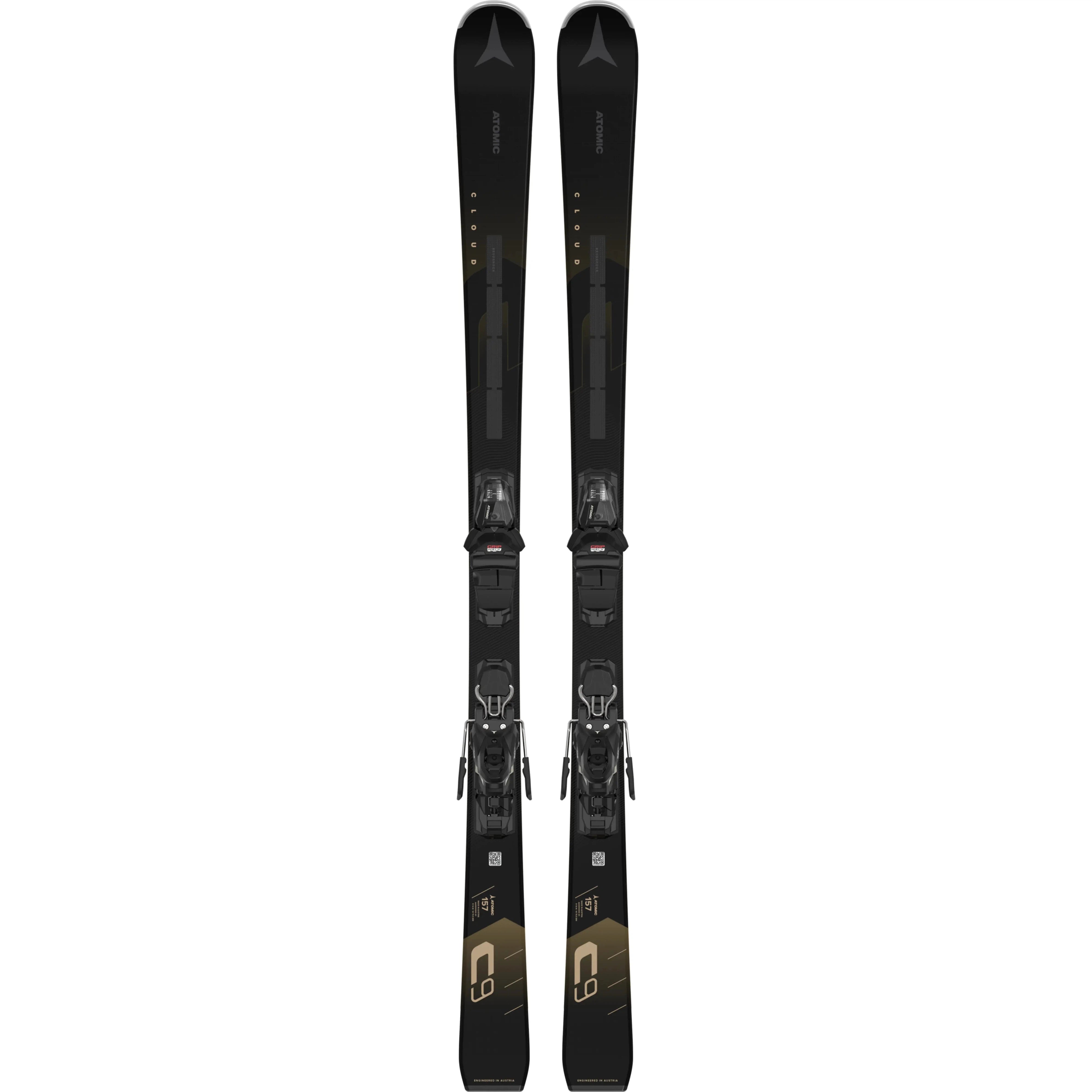 Atomic CLOUD C9 Revoshock LIGHT Ski with M 10 GW Binding 2025 - Premium All-Mountain Skis for Men | Perfect for Powder, Groomers & Freeride | Ideal for Advanced Skiers on Steep Terrain