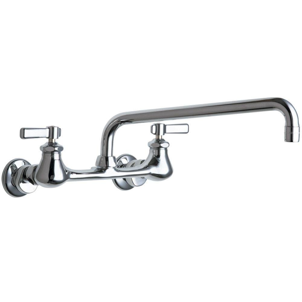 Chicago Faucet 540-LDL12ABCP Wall Mounted Pot Filler - 18