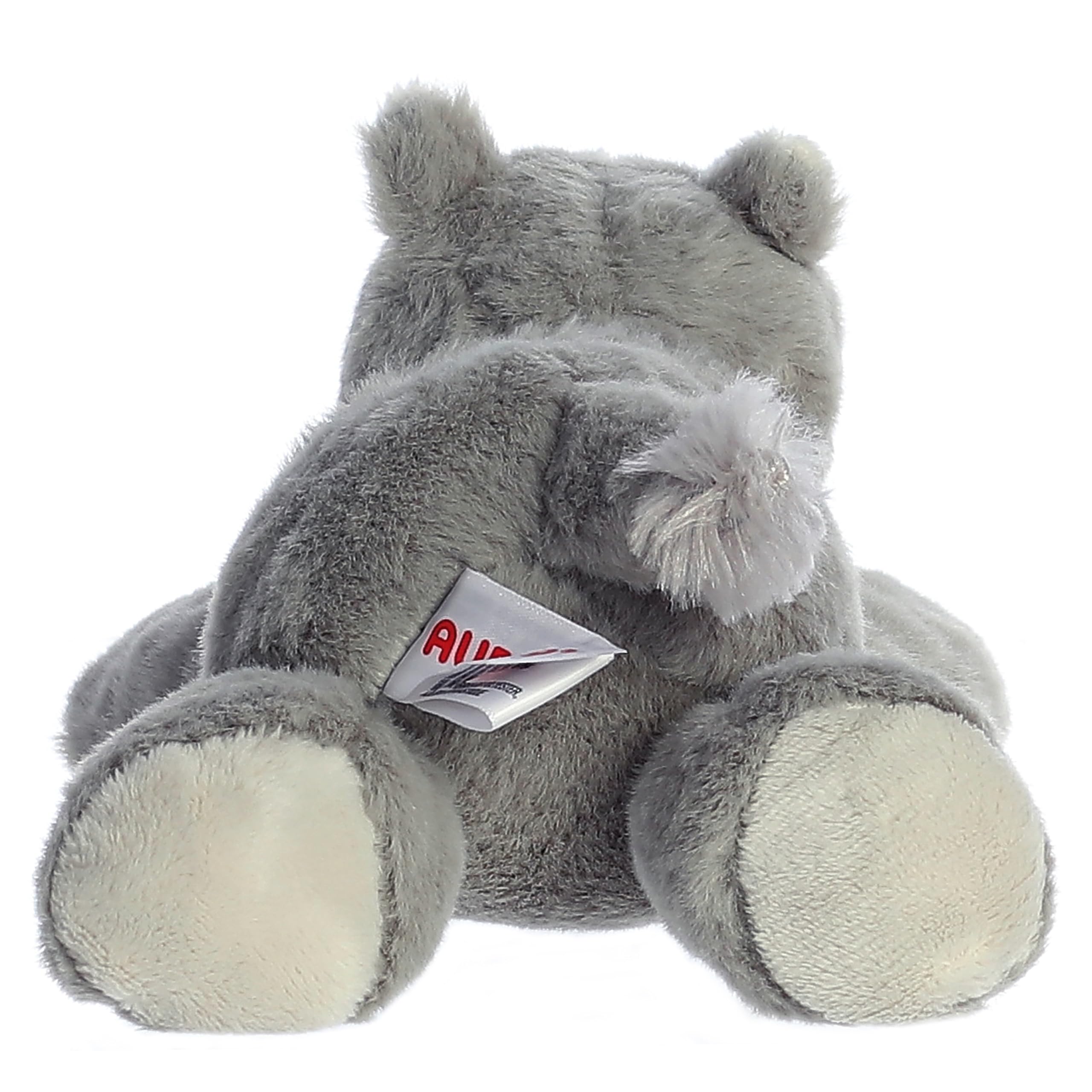 Aurora® Mini Flopsie™ Gray Rhino Stuffed Animal - 8