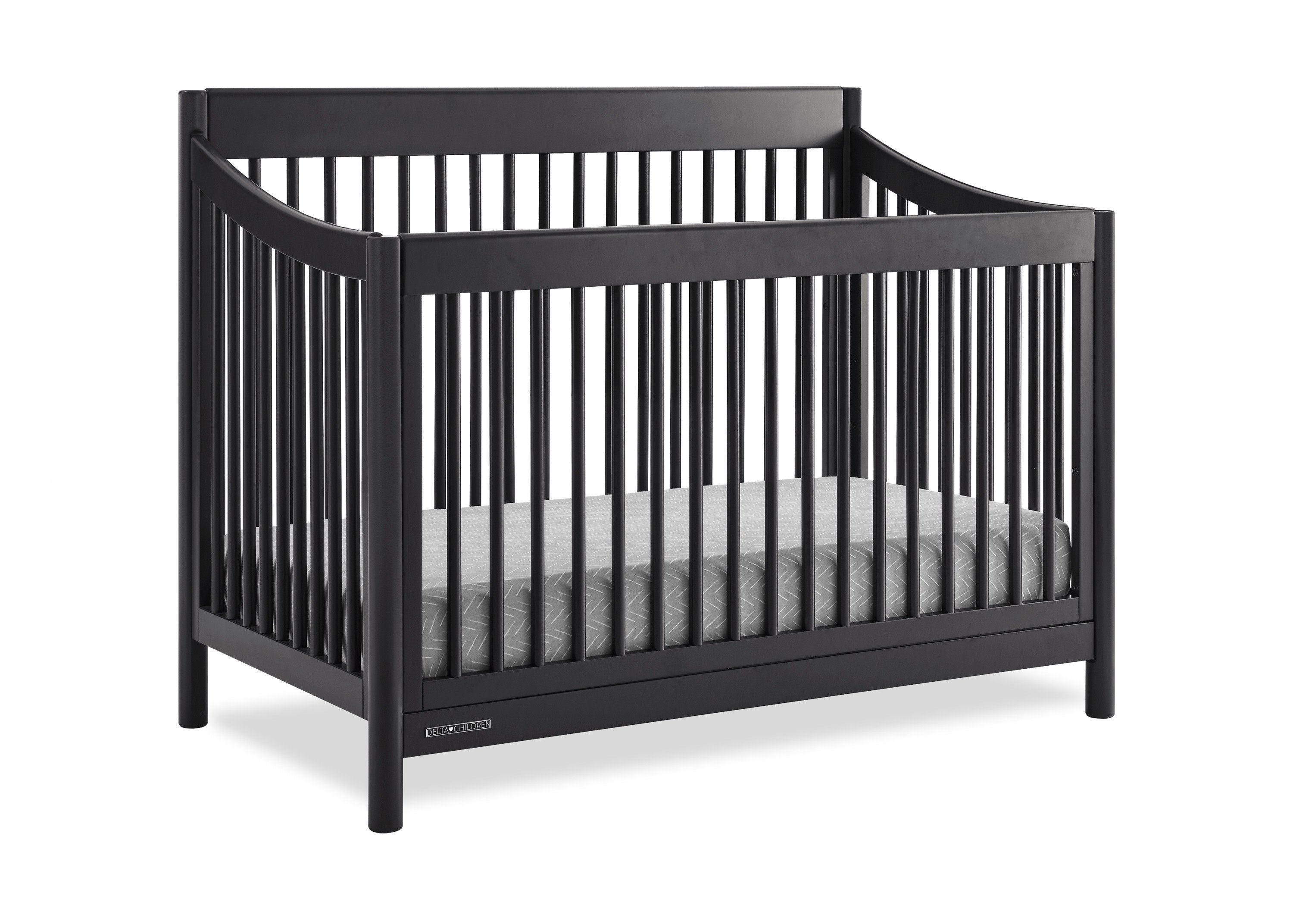 Brooks 6-in-1 Convertible Baby Crib - Toddler Bed & Full-Size Bed Conversion - Safe Nursery Furniture for Newborn to Adult - Perfect for Baby Rooms, Daycares, and Guest Bedrooms
