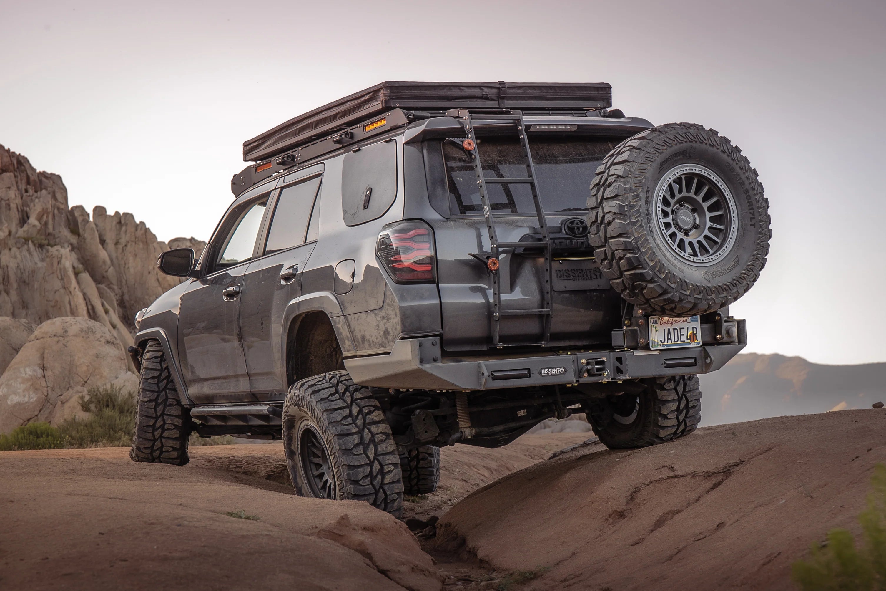 Dissent Off Road Modular Rear Bumper for 2010-2024 Toyota 4Runner | Heavy Duty Steel Bumper with Tire Carrier | Perfect for Off-Roading & Overlanding Adventures