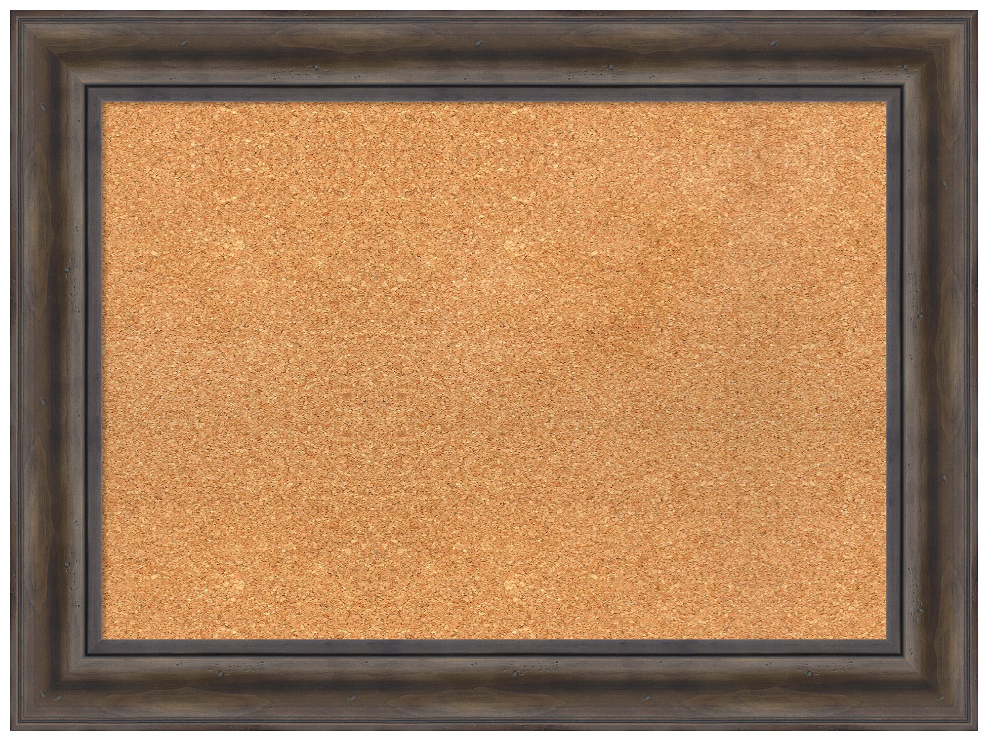 Custom Natural Cork Bulletin Board - 31x23 Inch Rustic Pine Wood Frame - Pin Board & Organization Board for Home, Office, or Classroom - Various Sizes Available