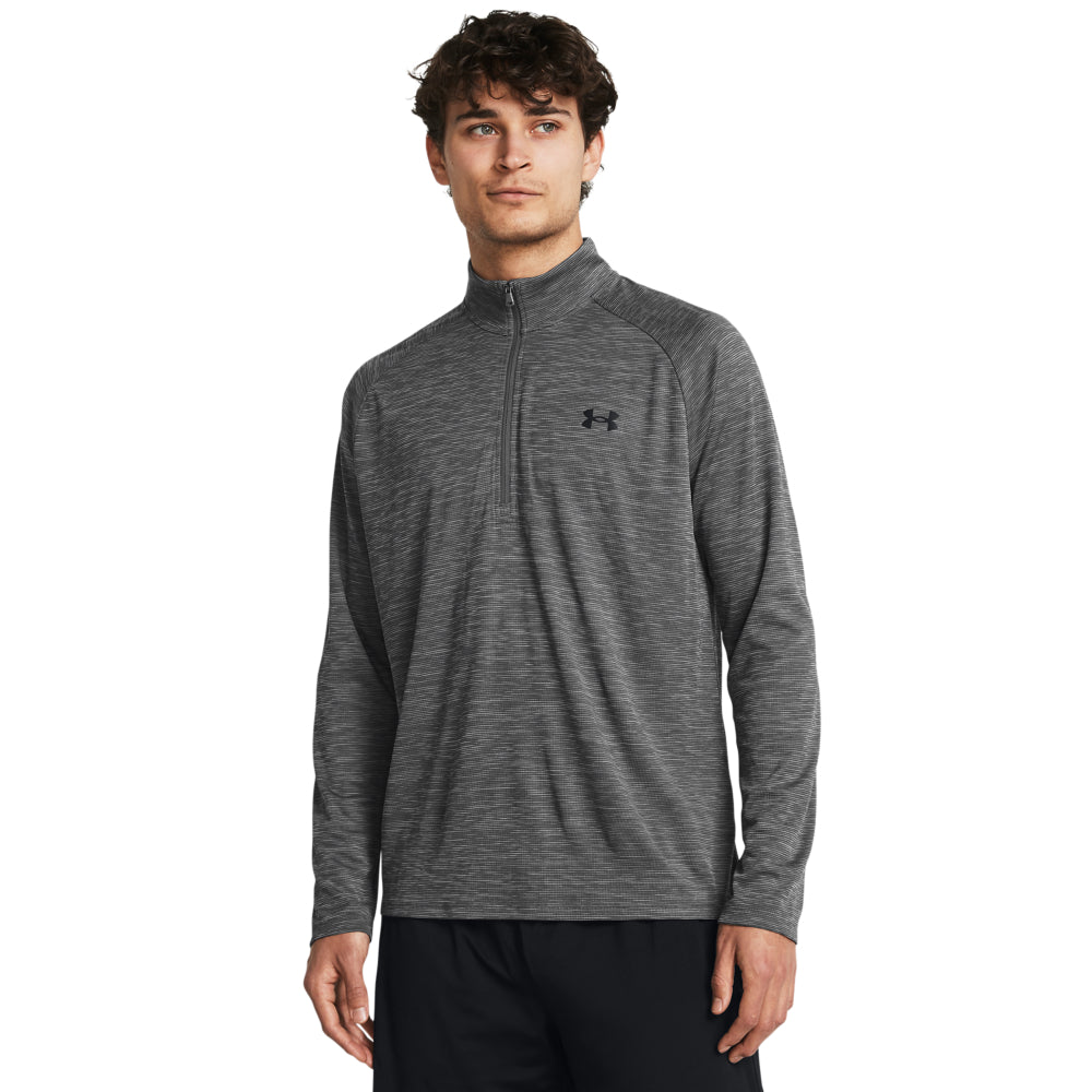 Under Armour Men's Tech Textured 1/2 Zip Pullover - Lightweight Performance Shirt for Running, Gym & Outdoor Activities