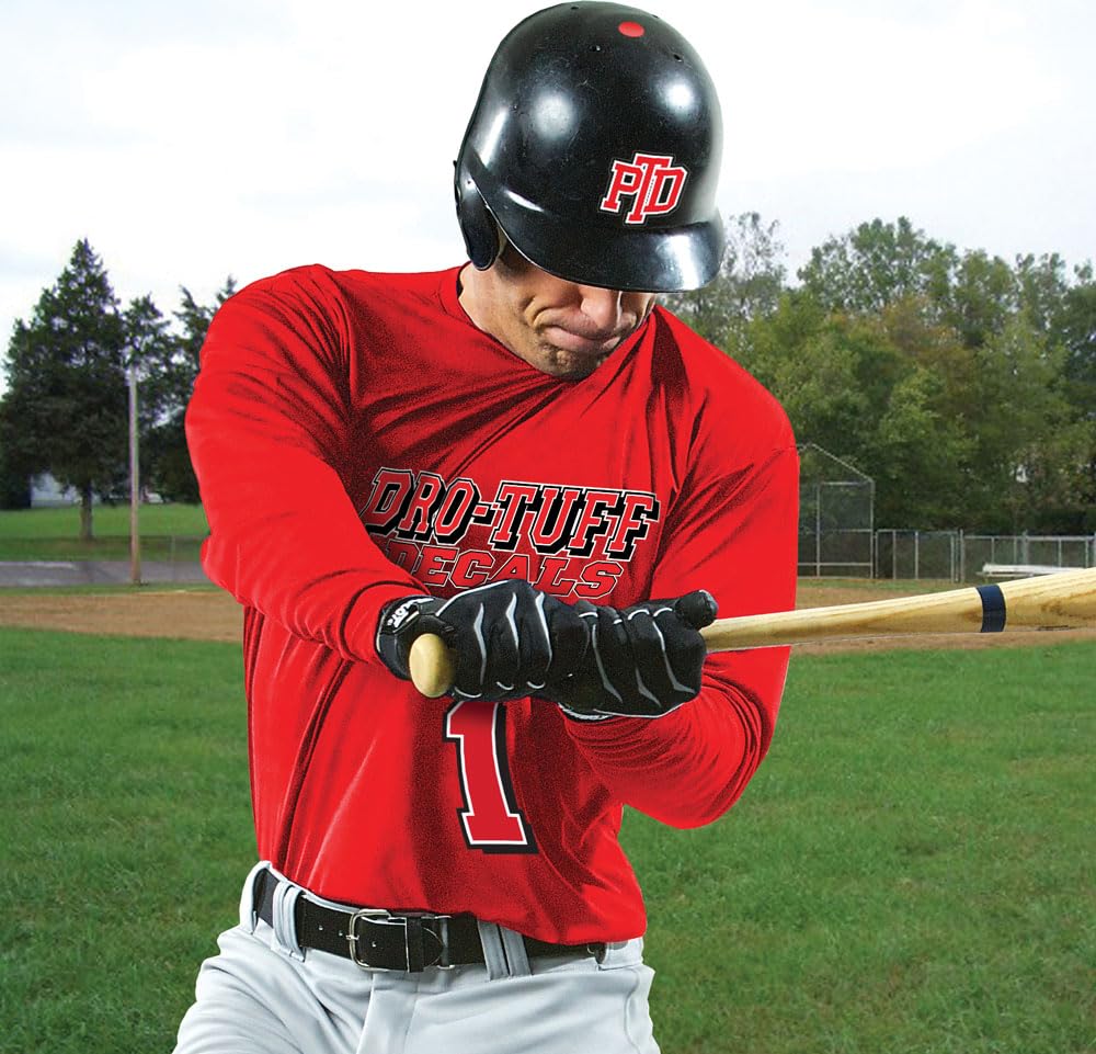 Custom Baseball Helmet Decals & Softball Stickers - 6-Pack Vinyl Helmet Decals for Players & Teams | Perfect for Baseball Games, Tournaments & Team Uniform Customization