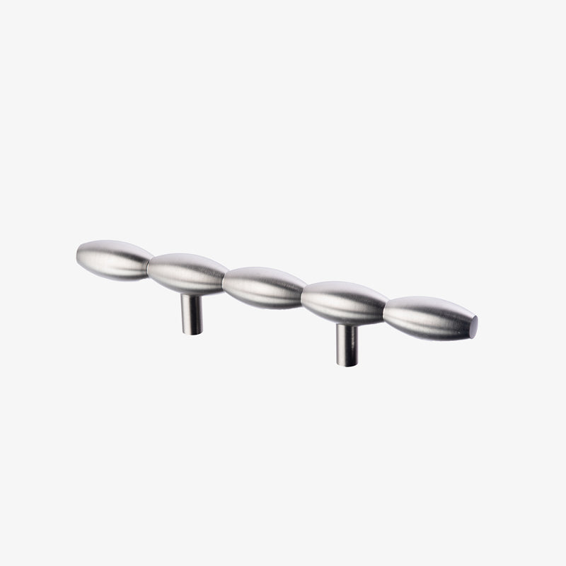 Premium Brushed Nickel Cabinet Knobs & Drawer Pulls - Lew's Hardware Barrel Series - Modern Kitchen & Bathroom Cabinet Hardware for Home Renovation