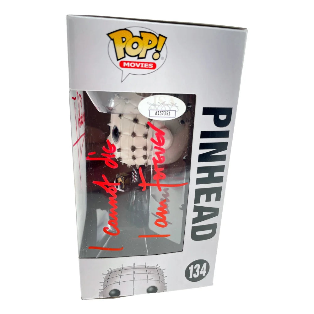 Doug Bradley Signed Pinhead Hellraiser Funko Pop - Autographed with 