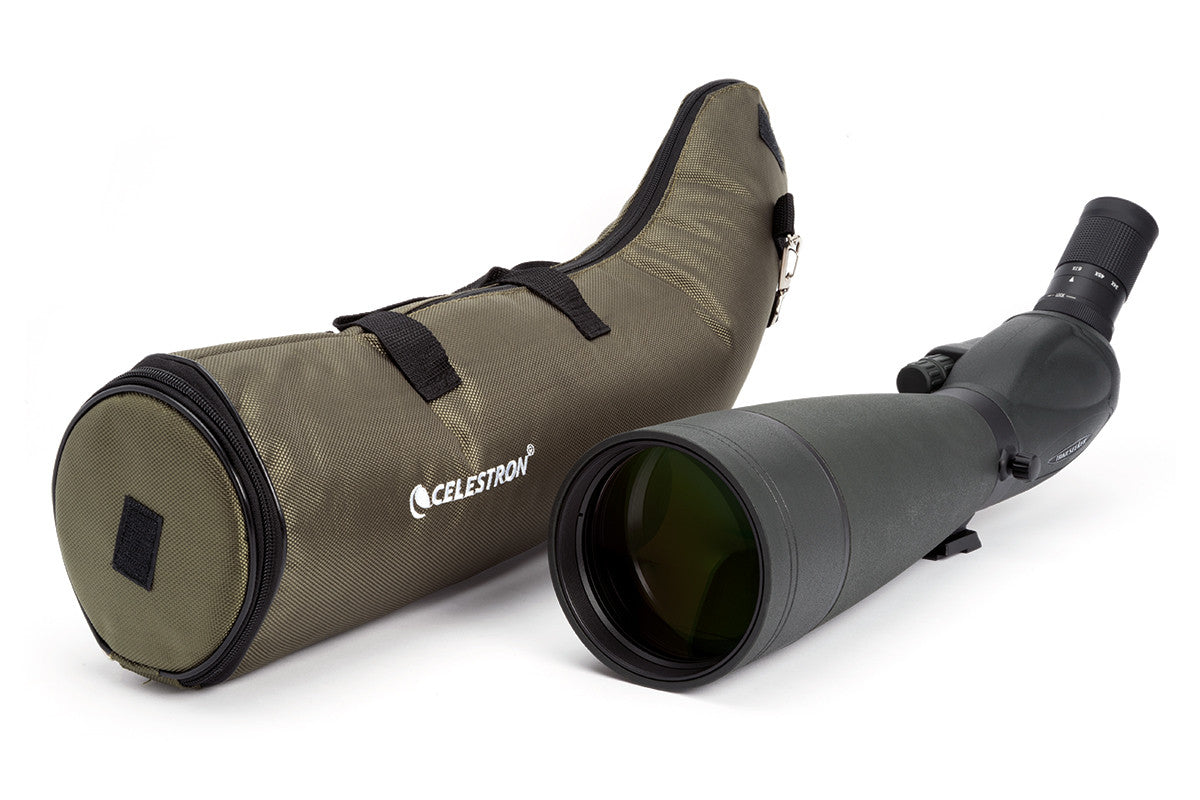 TrailSeeker 22 67x100mm Angled Zoom Spotting Scope - High Power Magnification for Bird Watching, Hunting & Outdoor Adventures