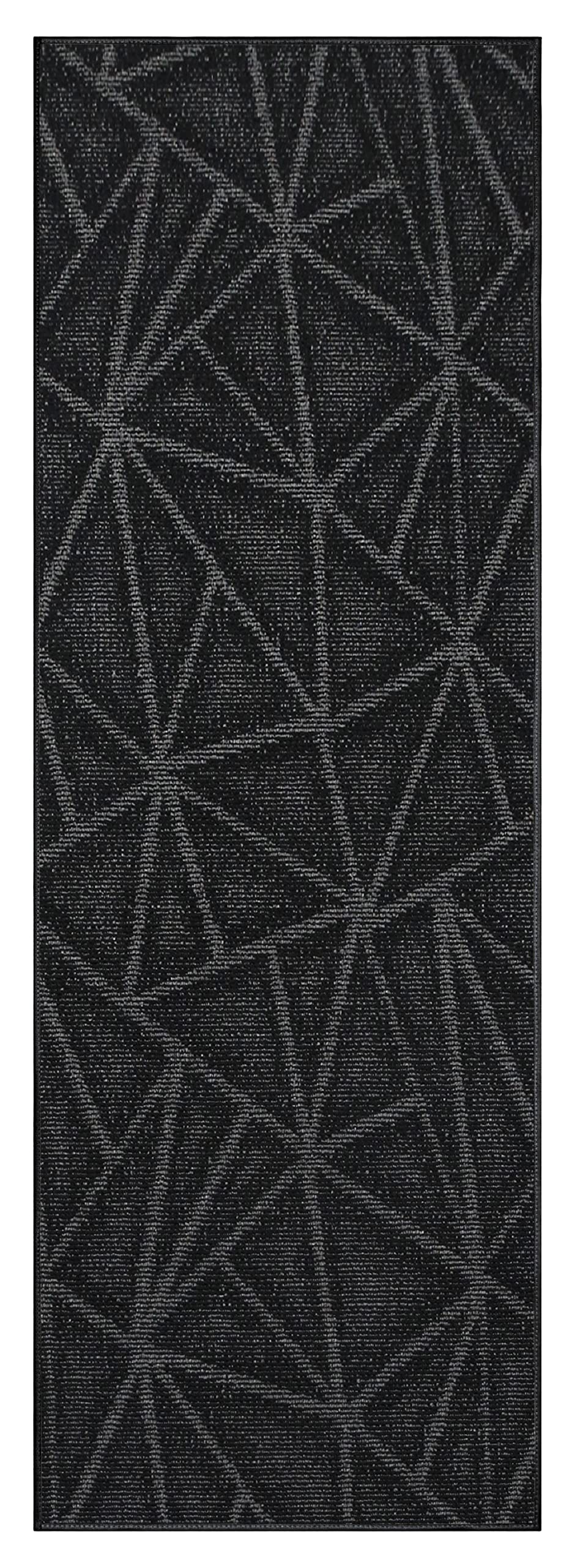 Custom Size Black 5' x 18' Ambient Rugs - Indoor/Outdoor Durable Area Carpet for Living Room, Patio, or Deck - Waterproof & Fade-Resistant