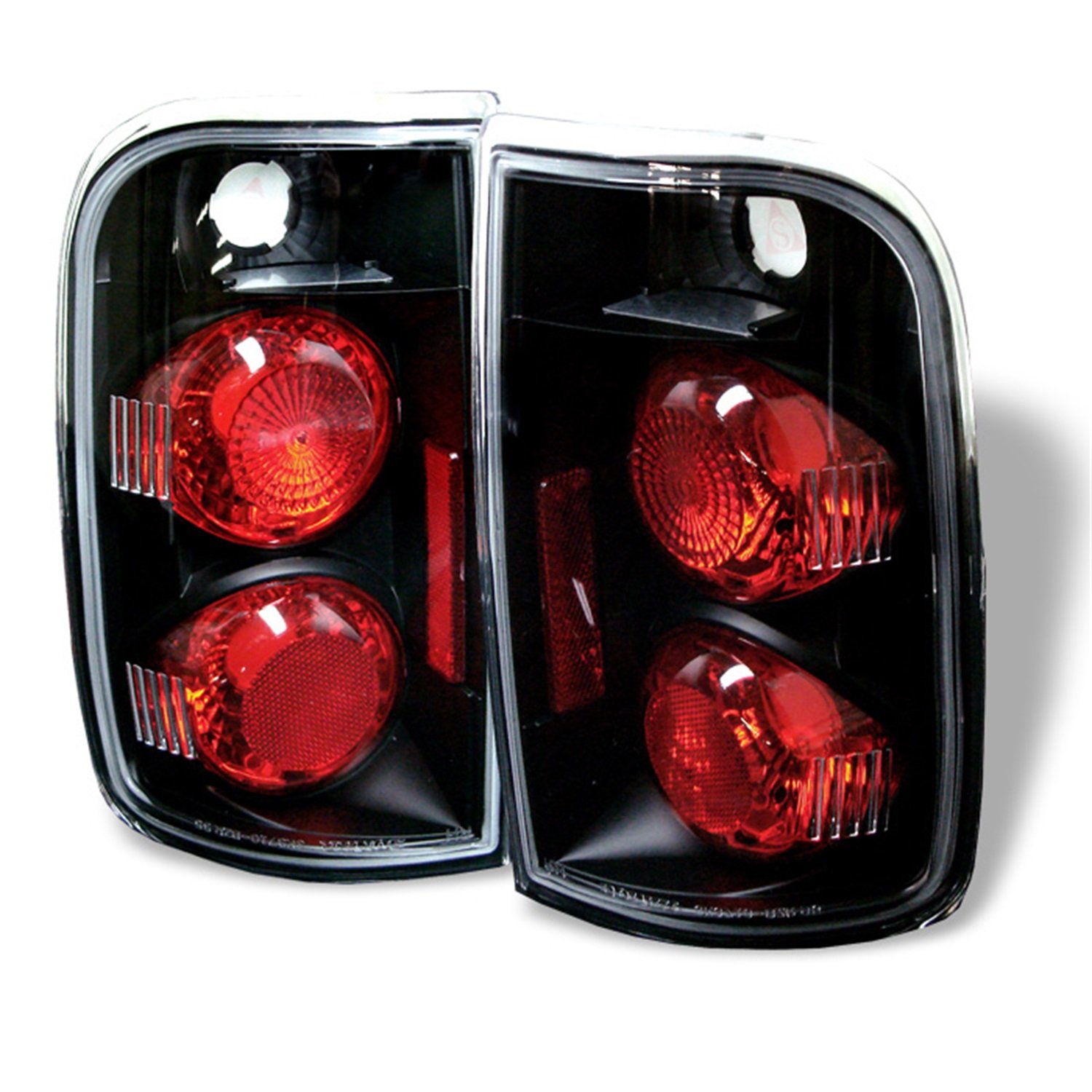 Spyder Auto Euro Style Tail Lights - Black/Clear LED Lights for Cars & Trucks - Enhance Style & Safety for Night Driving