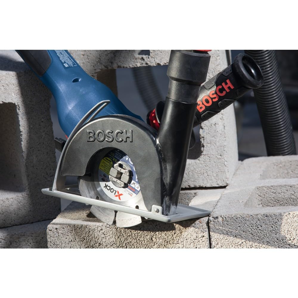 BOSCH GWX18V-13CN PROFACTOR™ 18V X-Lock Cordless Angle Grinder - 5-6 Inch Slide Switch Bare Tool for Metal Cutting, Concrete Grinding & DIY Projects