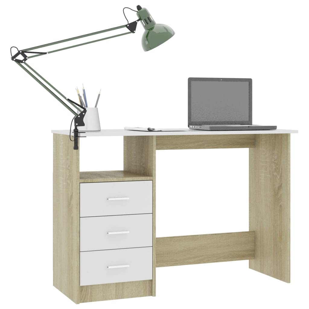 White and Sonoma Oak 43.3