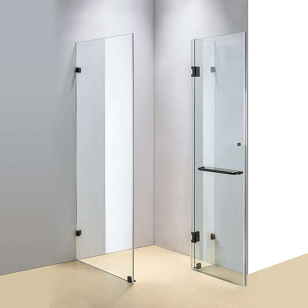 10mm Frameless Glass Shower Screen 1200x700mm - Modern Bathroom Enclosure by Della Francesca - Perfect for Walk-in Showers, Wet Rooms & Spa Bathrooms