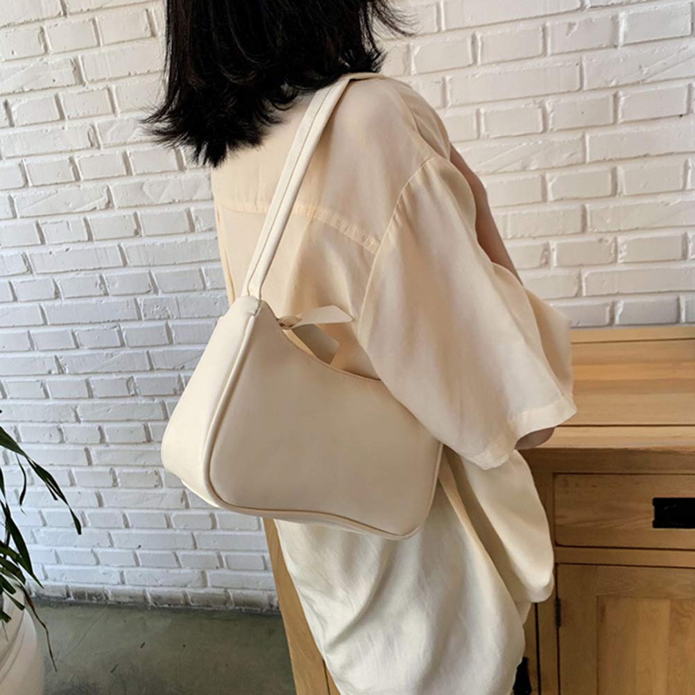 Vintage Bow Underarm Bag for Women - PU Leather Retro Shoulder Purse Handbag - Perfect for Parties, Travel & Everyday Use