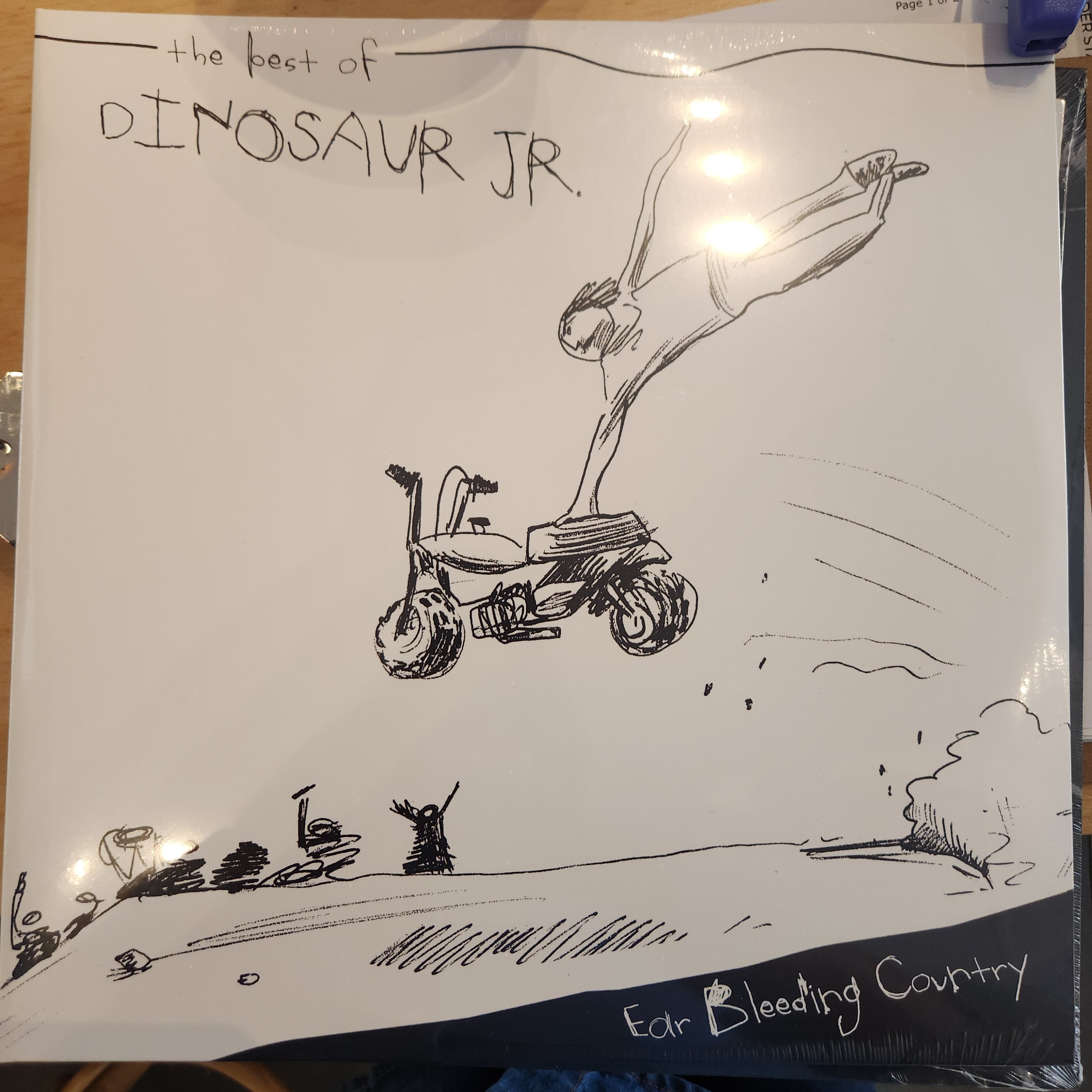 Dinosaur Jr - Ear Bleeding Country Vinyl LP Record | Alternative Rock Music Collectible | Perfect for Home Listening & Music Enthusiast Gifts