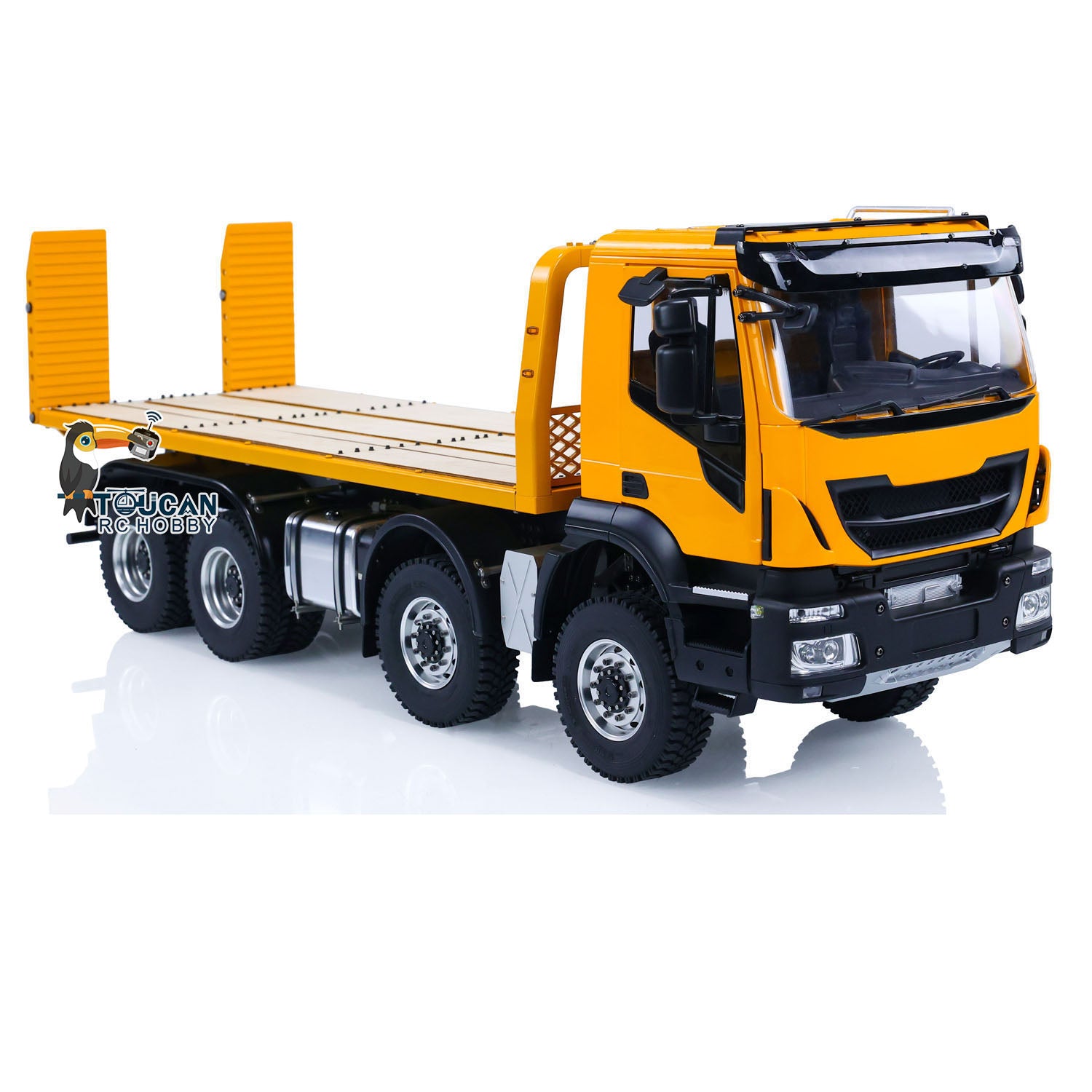 1/14 Scale 8x4 Metal RC Hydraulic Wrecker Truck - Remote Control Rescue Vehicle Toy Car with Realistic Simulation | Perfect Gift for Kids & Adults | Ready-to-Run (PNP) | Ideal for Indoor Play, Outdoor Adventures & RC Hobby Collections