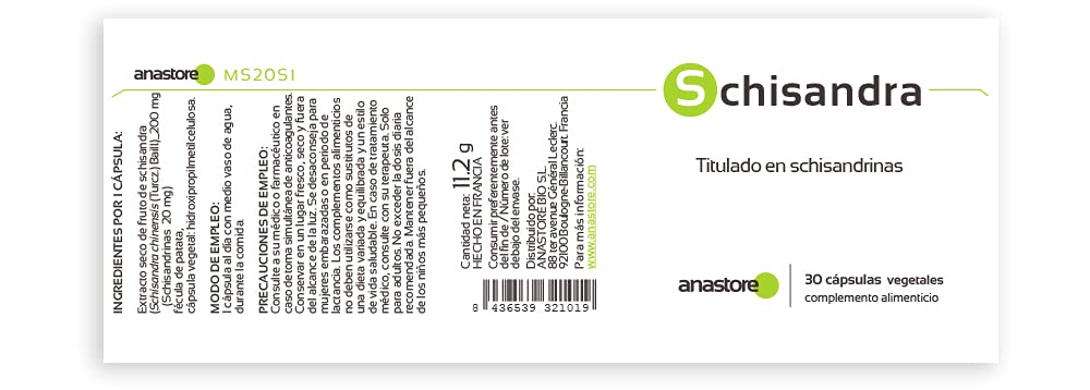 Premium Schisandra Chinensis Extract 200mg - 30 Capsules | 30:1 Concentrated Dry Fruit Extract with 10% Schisandrines | Supports Brain Health, Energy, Emotional Balance, Vitality & Sleep | Ideal for Stress Relief, Mental Clarity & Natural Wellness Boost