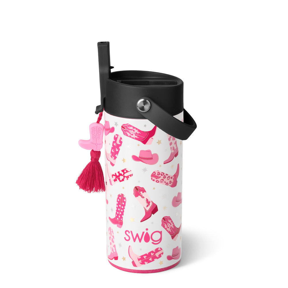 Let's Go Girls Flip & Sip Slim Tumbler 12oz - Leakproof Insulated Stainless Steel Travel Mug for Coffee, Tea & Cold Drinks - Perfect for Workouts, Office & Outdoor Activities