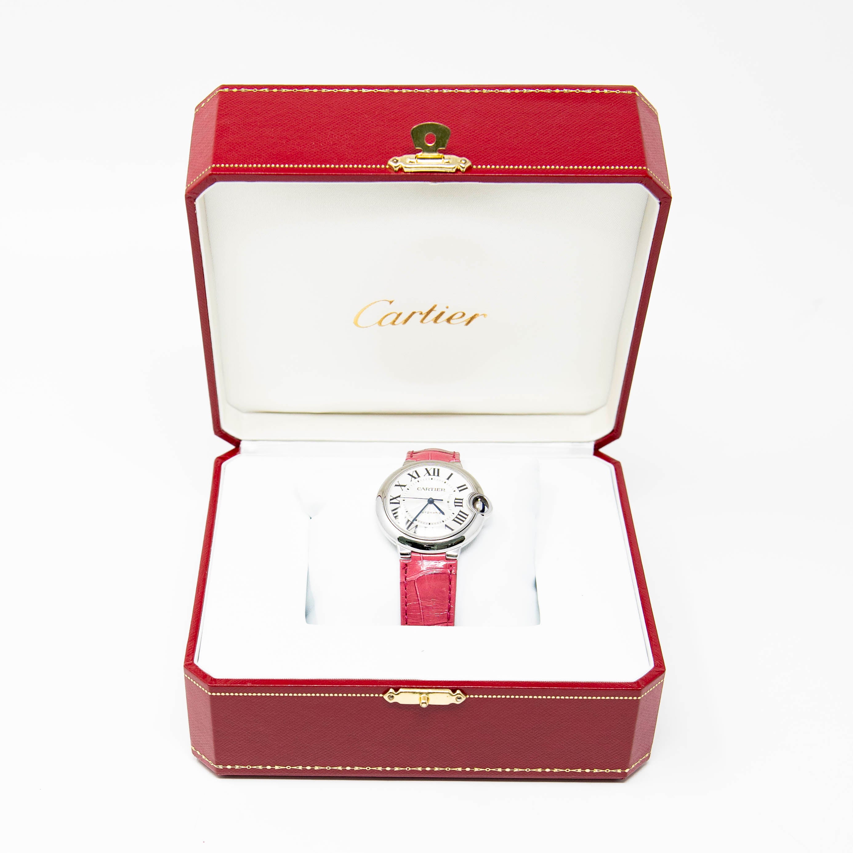 Cartier Ballon Bleu Stainless Steel Watch 36mm - Luxury Unisex Timepiece for Men & Women - Perfect for Business, Formal Events & Everyday Wear