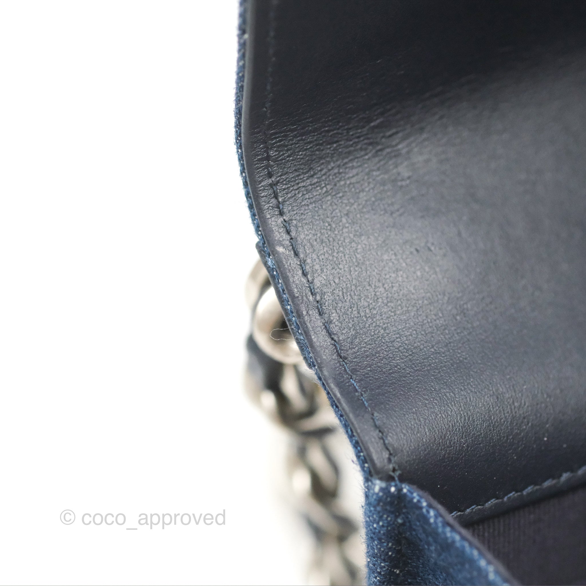 Chanel 19 Wallet on Chain WOC Blue Denim Mixed Hardware Crossbody Bag - Luxury Designer Handbag for Women, Perfect for Parties & Night Out