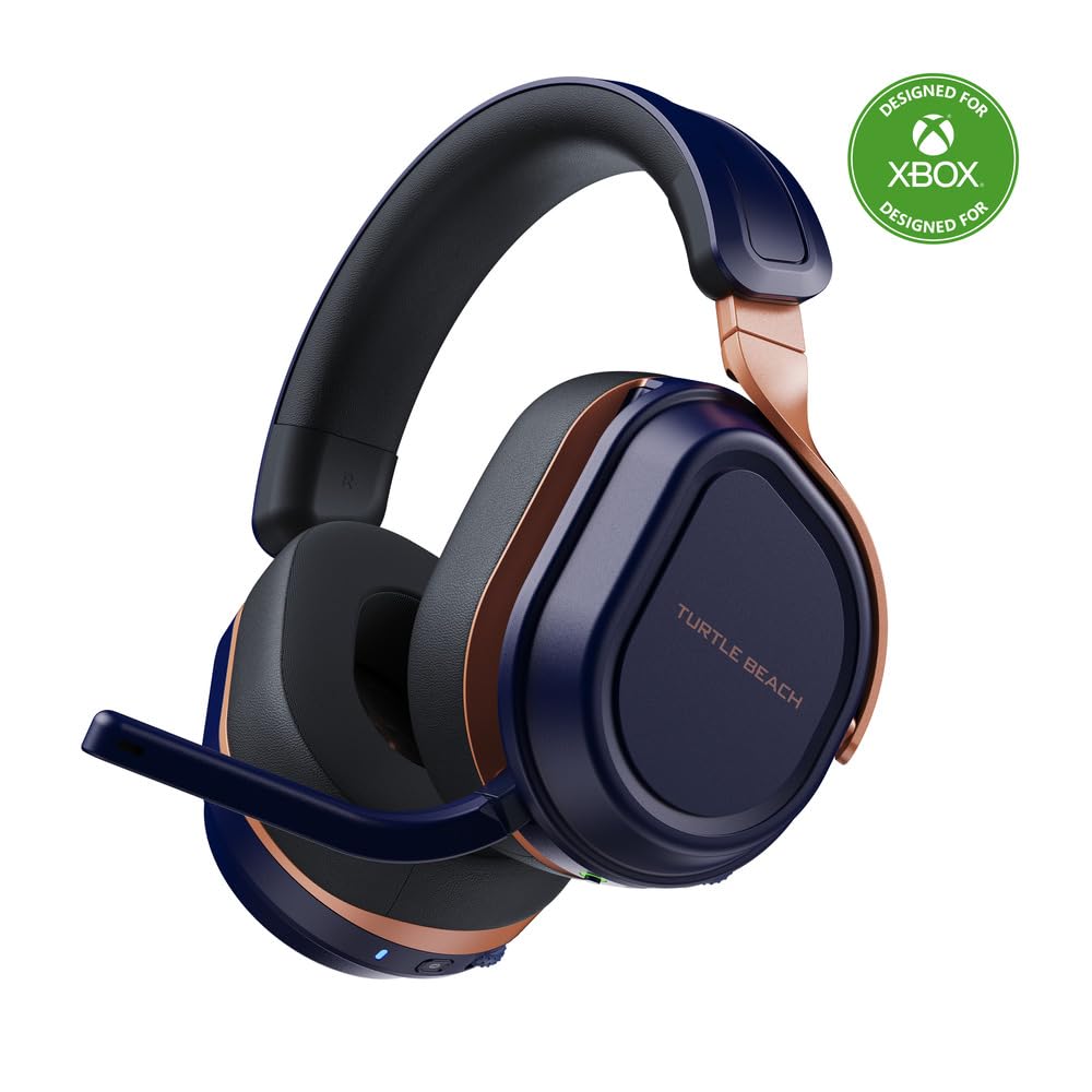 Turtle Beach Stealth 700 Gen 3 Wireless Gaming Headset for Xbox Series X|S, Xbox One, PC, PS5, Mobile – 60mm Speakers, AI Noise-Cancelling Mic, Bluetooth 5.0, 80-Hour Battery – Cobalt Blue – Perfect for Multiplatform Gaming, Streaming & Online Chat