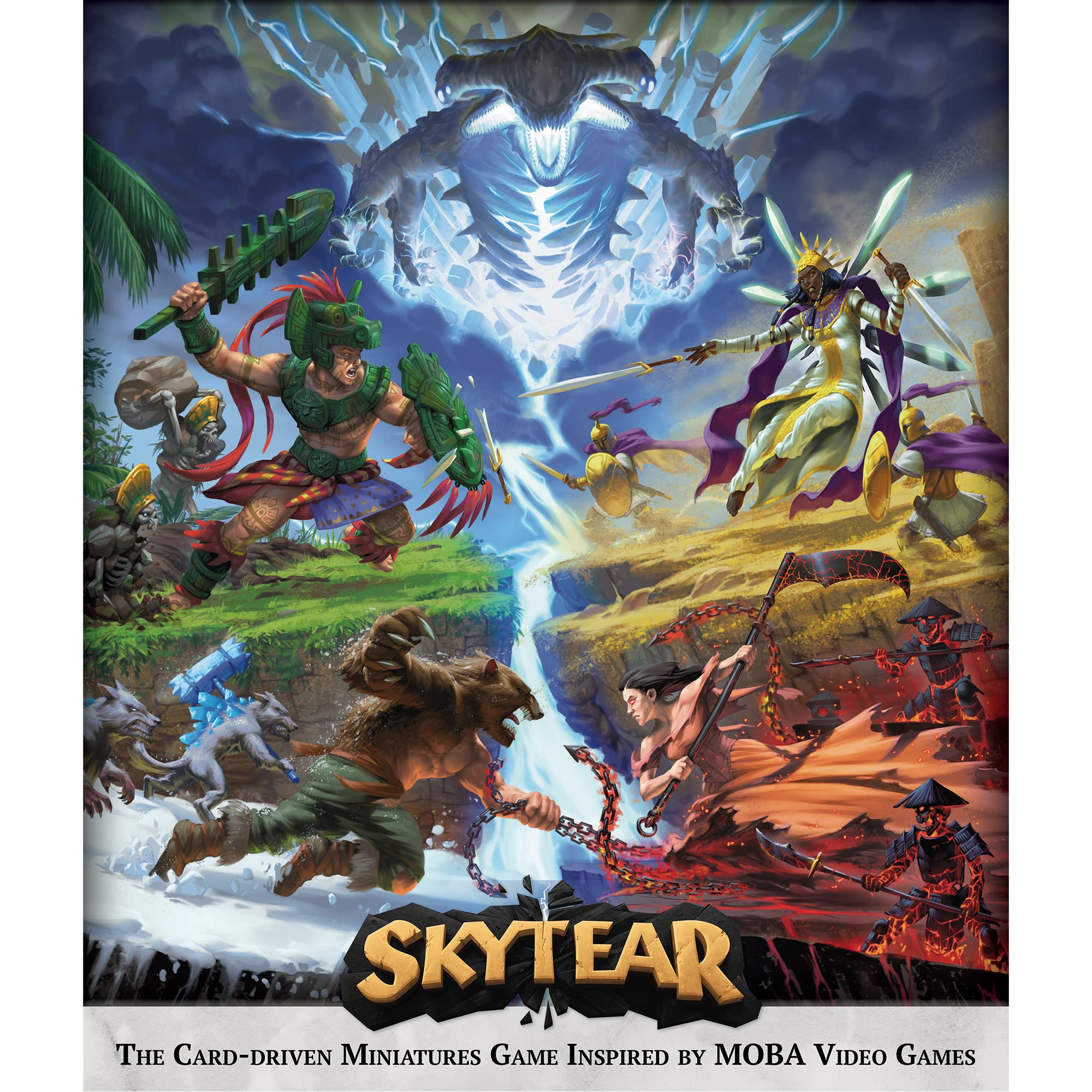 Skytear Starter Game - MOBA Fantasy Strategy for Adults & Teens, 2-4 Players | Perfect for Family Game Nights