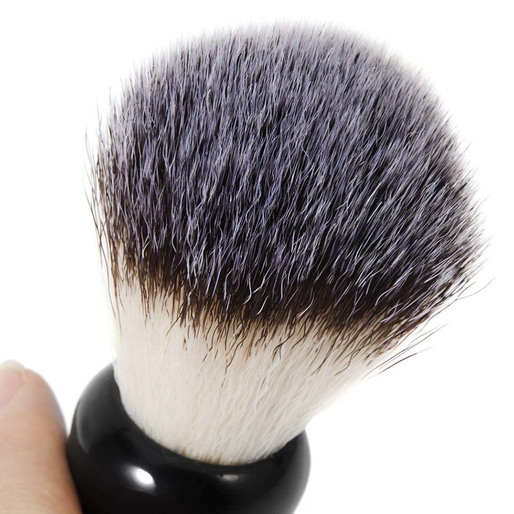 1pc Synthetic Beard Brush for Men - Soft Bristles Styling & Grooming Brush for Facial Hair, Mustache & Neck Duster - Perfect for Salon, Home Shaving & Daily Beard Care Routine