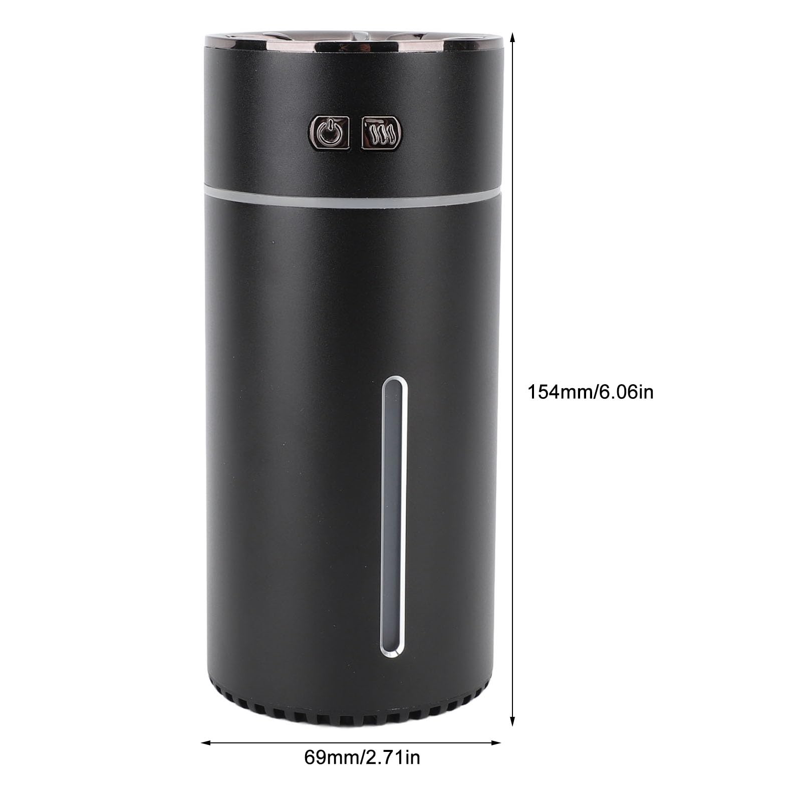300ml Smart Car Air Freshener & Aromatherapy Diffuser - Portable Dual Nozzle Humidifier with 3 Spray Modes & Colorful LED Lights for Home, Car, Office (Black) | Perfect for Relaxation, Stress Relief & Creating Fresh Ambiance
