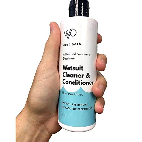 **Eco-Friendly Wetsuit Cleaner & Conditioner – All Natural Neoprene Shampoo with Citrus Deodorizer | Biodegradable, Reef Safe, Made in USA – Perfect for Surfing, Diving & Water Sports Gear**