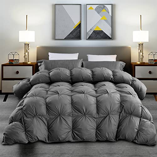 Pinch Pleat Ruffled - Gray