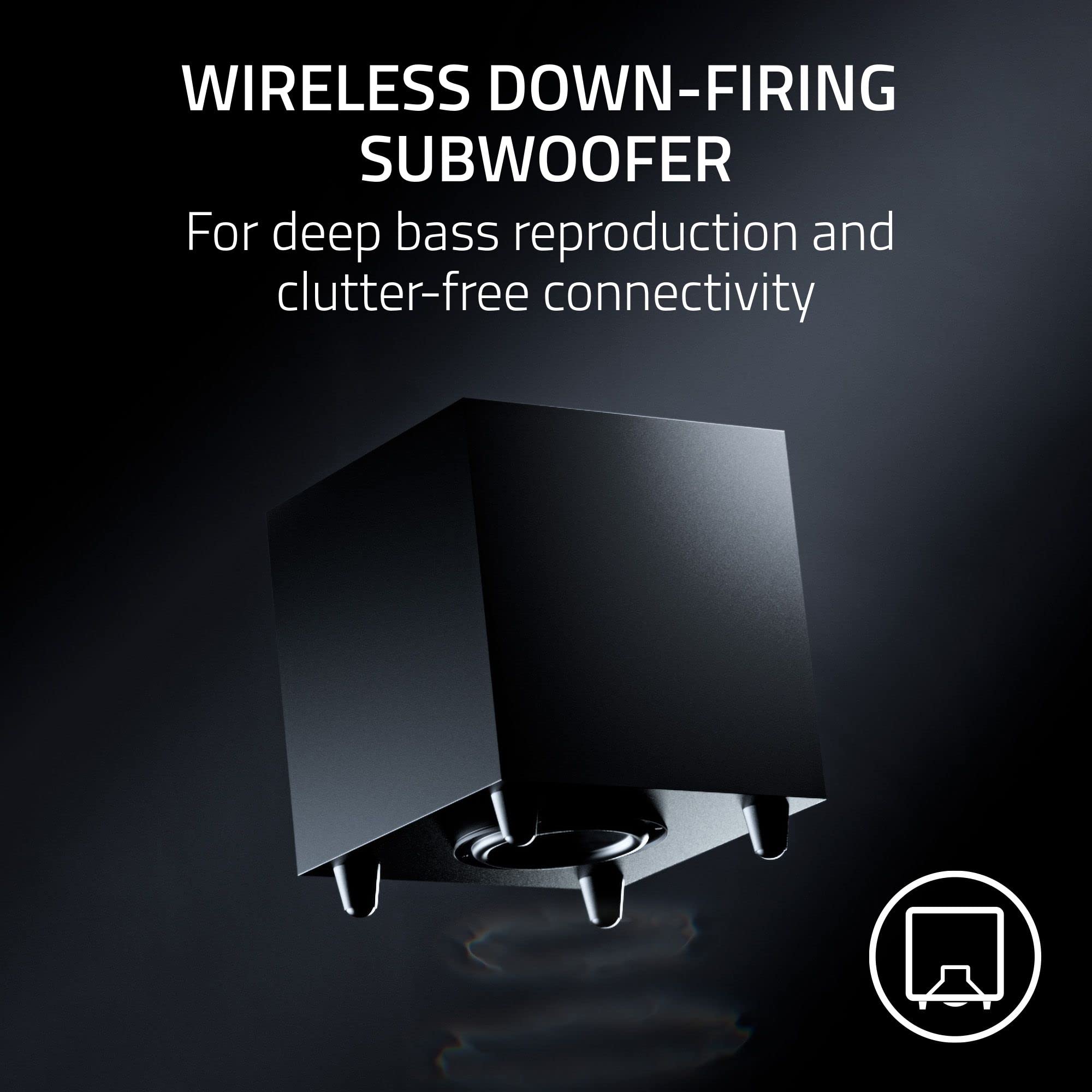 Razer Nommo V2 Pro 2.1 Wireless Gaming Speakers with THX Spatial Audio - 3