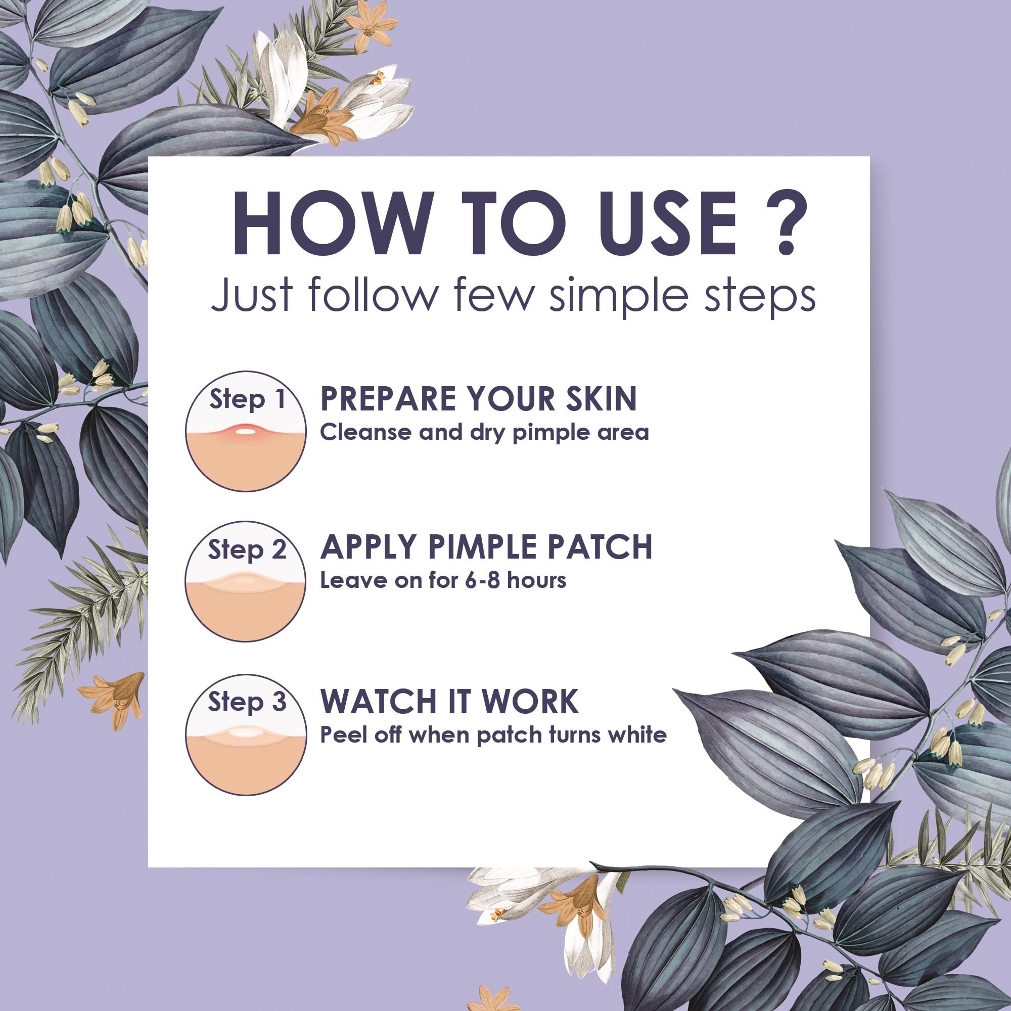 VOIISH Acne Pimple Patch - 100% Hydrocolloid Facial Stickers for Zit & Blemish Treatment, Invisible Pimple Patches for Spot Healing (Pack of 1) - Perfect for Overnight Acne Care & Makeup Prep