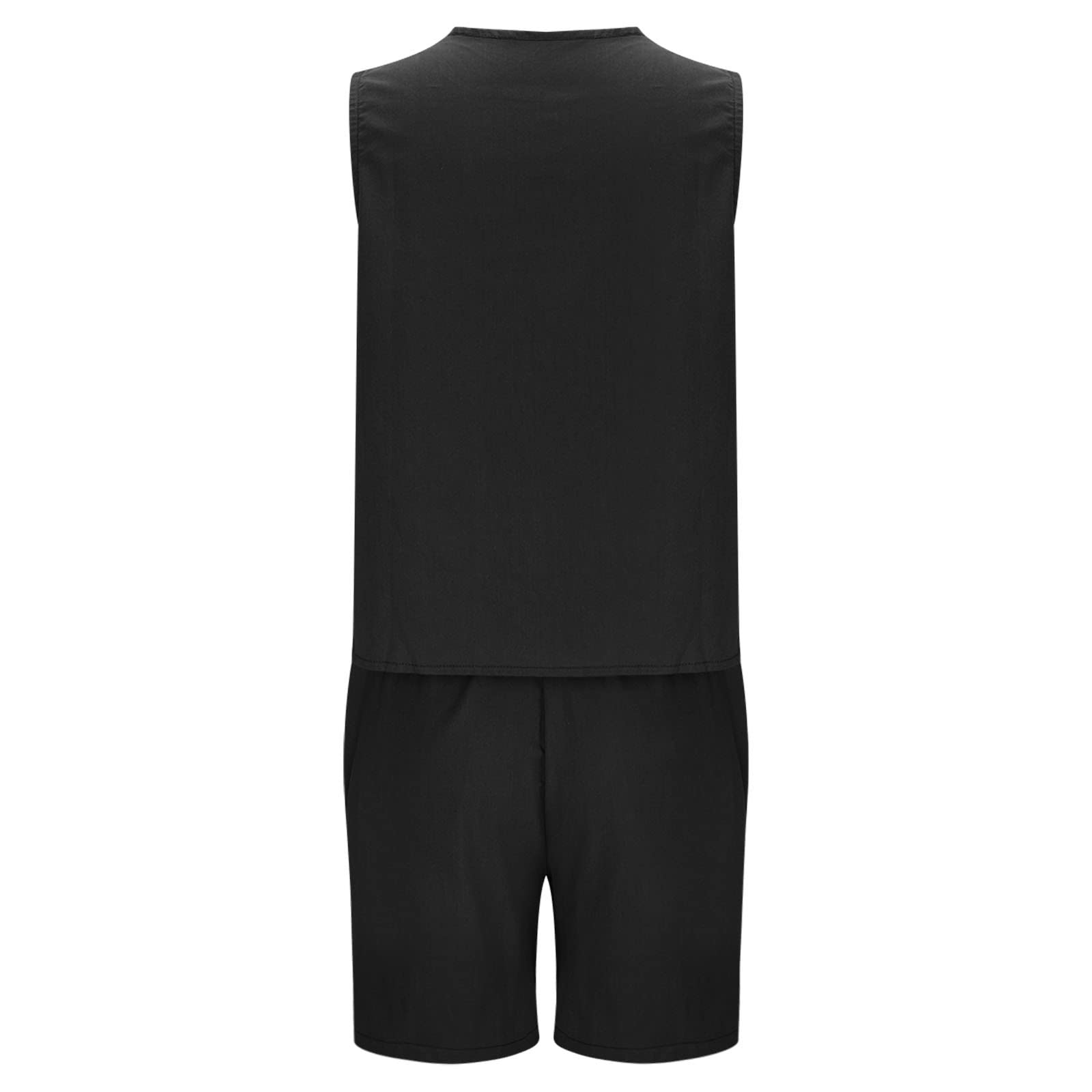 Women's Linen Shorts Set - Sleeveless V-Neck Crop Top & Lounge Shorts | Summer Casual Outfit, Beachwear, Vacation Clothes, Home Loungewear