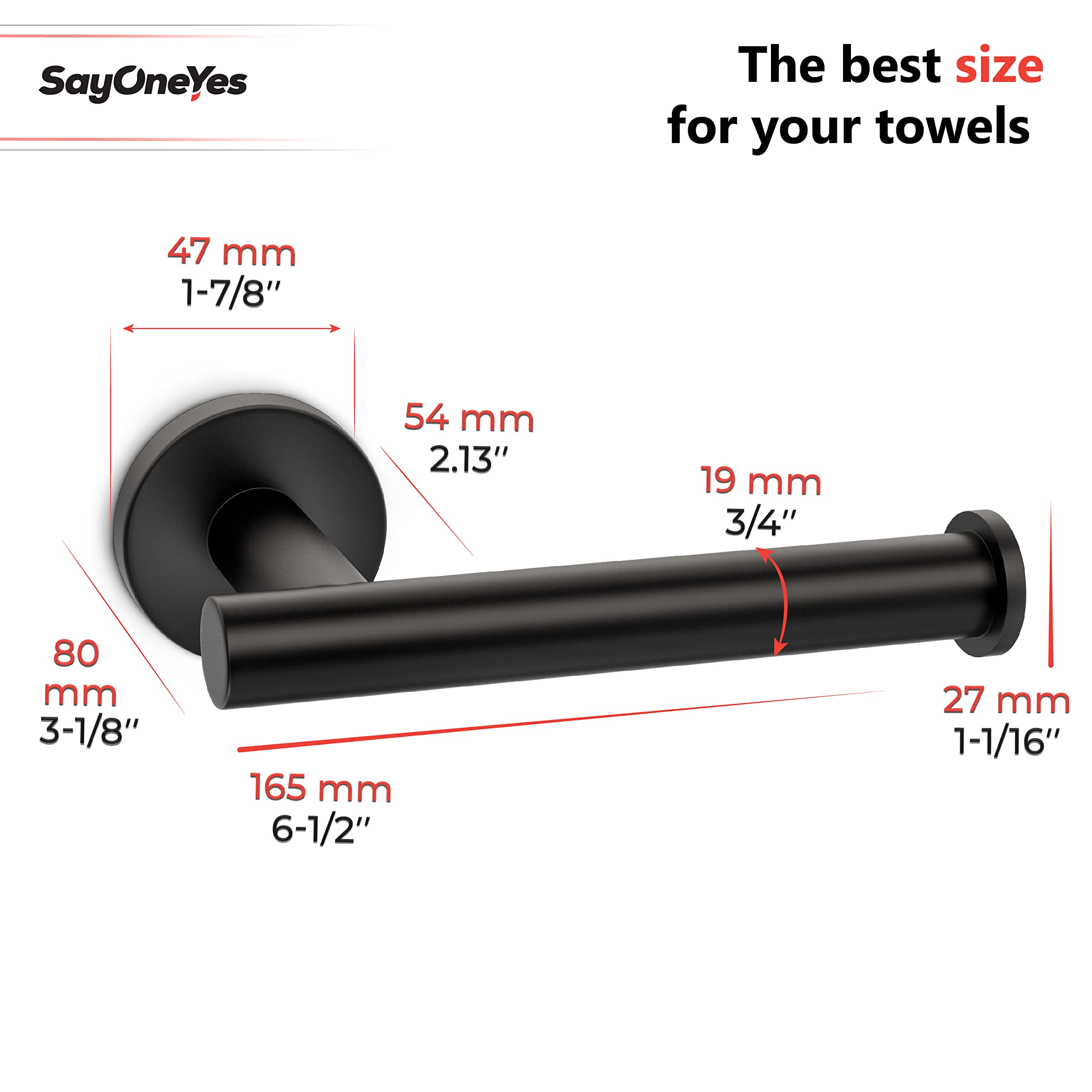 Matte Black Toilet Paper Holder Wall Mount – SUS304 Stainless Steel Rustproof Rotating Bathroom Tissue Roll Holder – Modern TP Dispenser for Bathroom, Kitchen, Laundry Room – 2 Pack – Perfect for Home, Office & Commercial Spaces