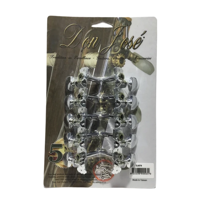 Don Jose Cuatro Machine Head - High-Quality Guitar Tuning Pegs for Smooth & Precise Tuning | Perfect for Classical & Flamenco Guitar Players