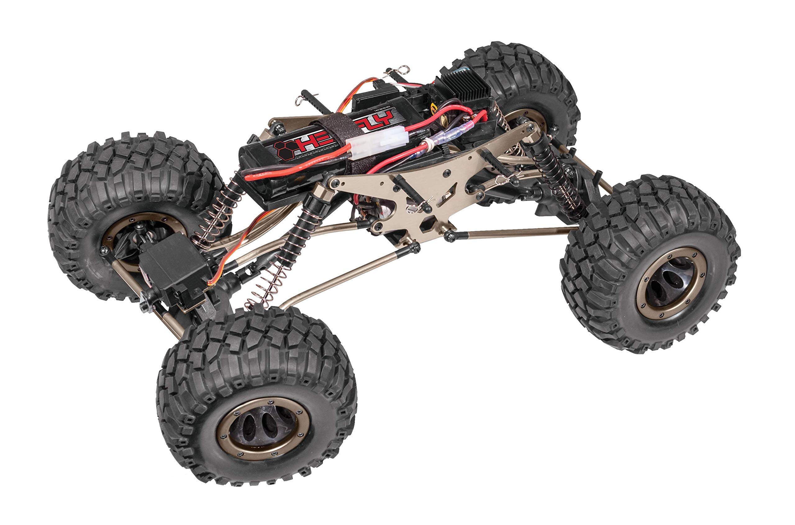 Redcat Racing Everest-10 1/10 Scale Electric Rock Crawler - Waterproof 2.4Ghz RC Truck for Off-Road Adventure, Red/Black - Perfect for Trail Crawling, Backyard Rock Climbing & Outdoor Exploration
