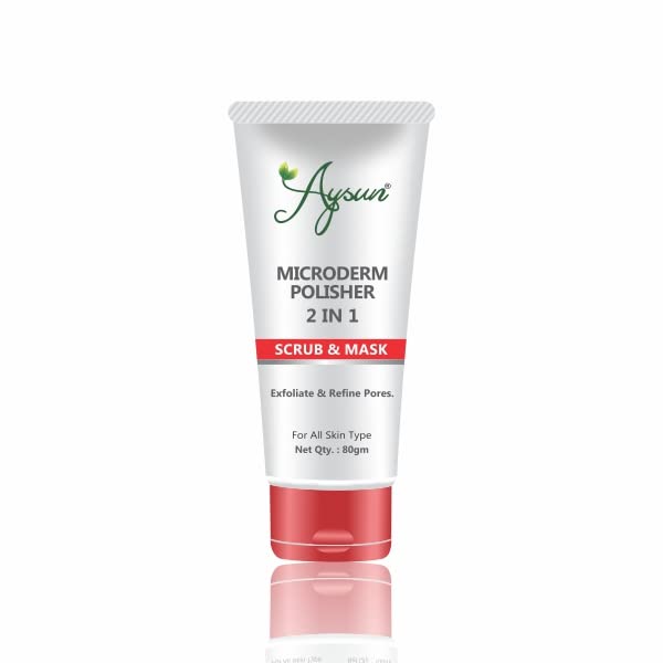 Aysun Microdermabrasion Facial Scrub & Mask - Exfoliating & Brightening Treatment for Glowing Skin | Perfect for Spa Day & Nighttime Skincare Routine
