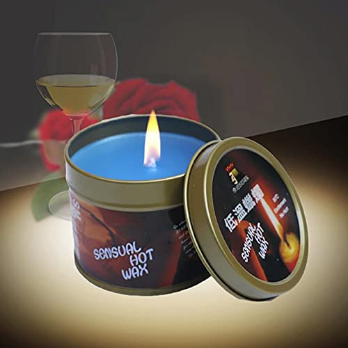 Low Temperature Sensual Wax Candle for Couples - Adult Bondage Toys & Massage Candle for Romantic Nights, Spa & Sensual Play (Safe for Skin)