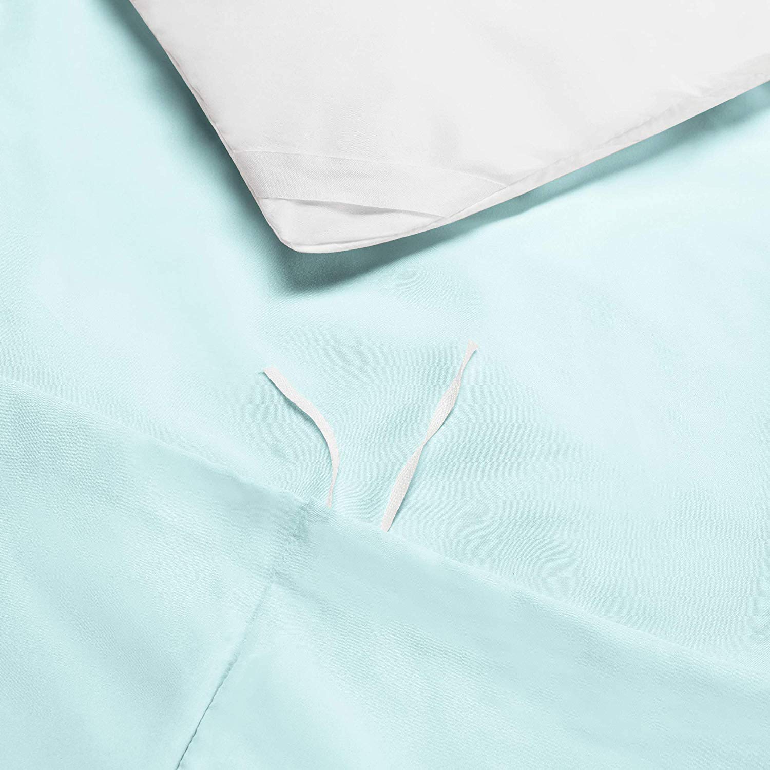 Premium 2-Piece Organic Cotton Bedding Set - 300 GSM, 500 Thread Count - Sky Blue Twin Duvet Cover & Comforter | Ultra-Soft & Breathable for All-Season Comfort | Perfect for Guest Rooms, Dorms & Cozy Bedroom Retreats